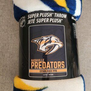 Nashville Predators Plush Throw Blanket